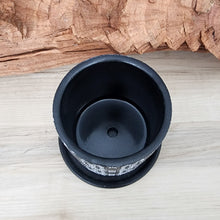 Load image into Gallery viewer, Black Lattice small 3.5 inch ceramic planter pot