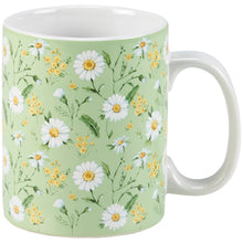 Load image into Gallery viewer, Green Daisy Mug