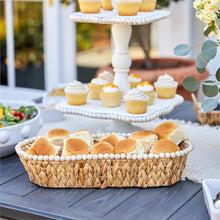 Load image into Gallery viewer, Hyacinth Beaded Basket