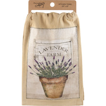 Load image into Gallery viewer, Lavender Kitchen Towel