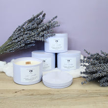 Load image into Gallery viewer, Linen + Lavender Soy Wax Candle