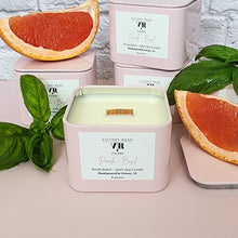 Load image into Gallery viewer, Pomelo + Basil Soy Wax Candle