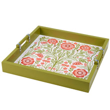 Load image into Gallery viewer, Poppies Folk Art Tray