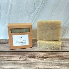 Load image into Gallery viewer, Rosemary + Mint Essential Oil Bar Soap