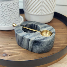 Load image into Gallery viewer, Black Marble Salt Cellar