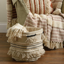 Load image into Gallery viewer, Cotton Tassel Basket