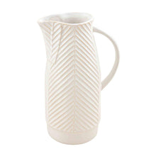 Load image into Gallery viewer, Textured Stoneware Pitcher