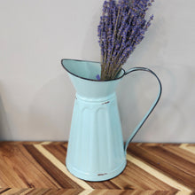 Load image into Gallery viewer, Tiffany Blue Rustic Medium Pitcher