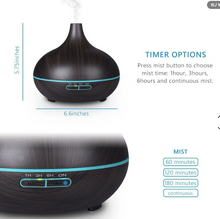 Load image into Gallery viewer, Walnut Essential Oil Diffuser