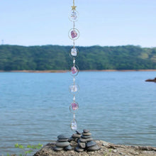 Load image into Gallery viewer, Crystal Pendant Wind Chime