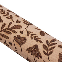 Load image into Gallery viewer, Large embossing wooden rolling pin