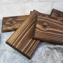 Load image into Gallery viewer, Walnut Rustic Lotion + Wash Wood Stand