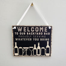 Load image into Gallery viewer, Backyard Bar Hanging Decor
