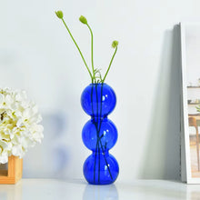 Load image into Gallery viewer, Retro Triple Globe glass vase
