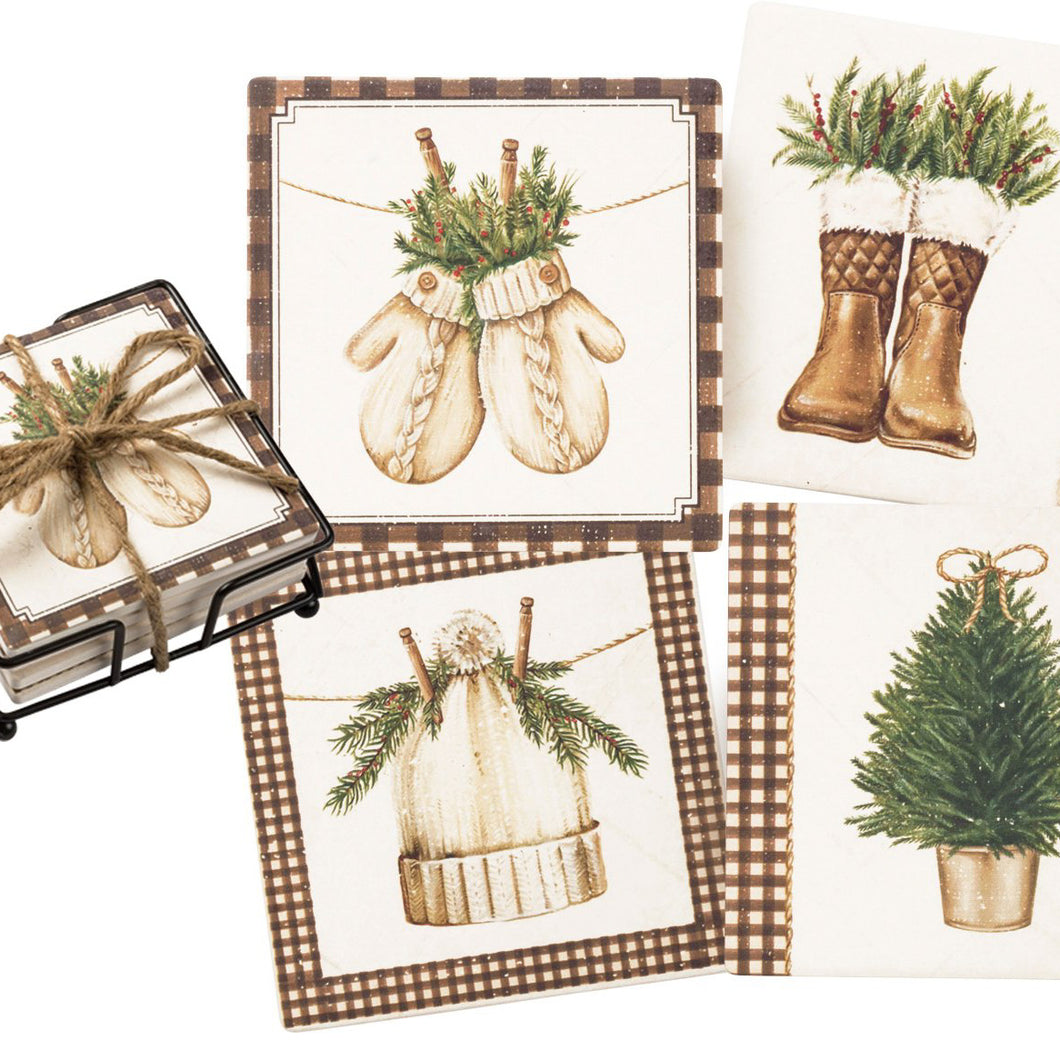 Bundle Up Coaster Set