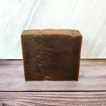 Load image into Gallery viewer, Cypress + Balsam Essential Oil Pine Tar Bar Soap
