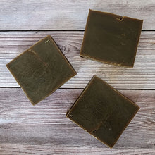 Load image into Gallery viewer, Cypress + Balsam Essential Oil Pine Tar Bar Soap
