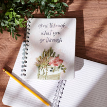 Load image into Gallery viewer, Grow Through Spiral Notebook

