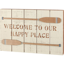 Load image into Gallery viewer, Happy Place Box Sign
