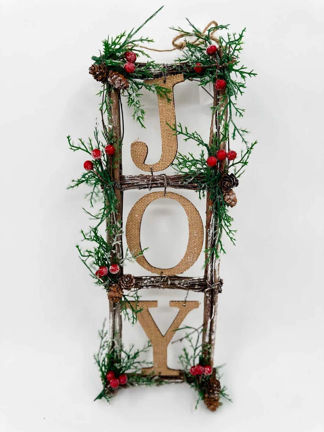 Rustic Holiday Joy Wall Decor