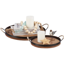 Load image into Gallery viewer, Nautical Wooden Tray
