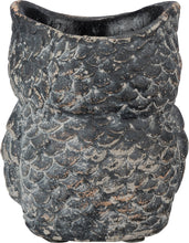 Load image into Gallery viewer, Owl cement planter pot
