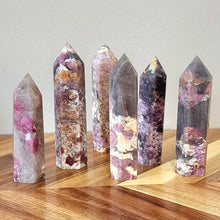 Load image into Gallery viewer, Pink Tourmaline Crystal Tower

