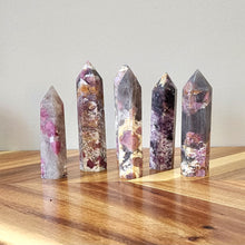 Load image into Gallery viewer, Pink Tourmaline Crystal Tower

