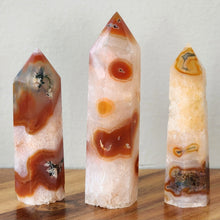 Load image into Gallery viewer, Red Moss Agate Stone Tower
