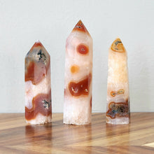 Load image into Gallery viewer, Red Moss Agate Stone Tower
