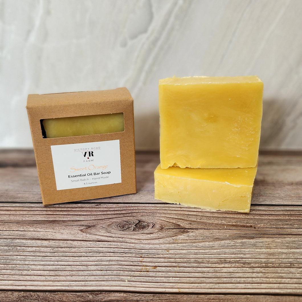 Sweet Orange Essential Oil Bar Soap