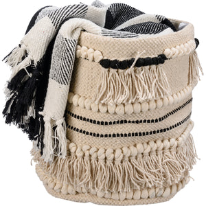 Cotton Tassel Basket