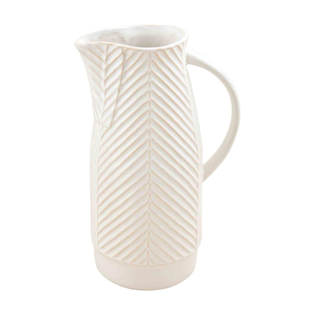 Textured Stoneware Pitcher