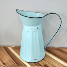 Load image into Gallery viewer, Tiffany Blue Rustic Medium Pitcher
