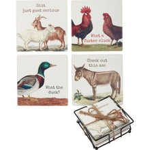 Load image into Gallery viewer, What the Duck Coaster Set
