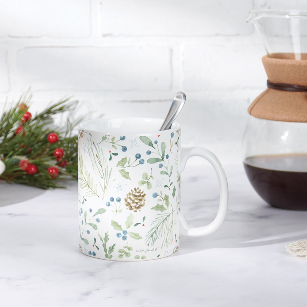 Winter Greenery Mug