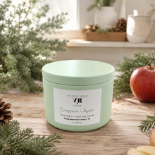 Load image into Gallery viewer, Evergreen + Apple Soy Wax Candle
