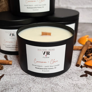 Cinnamon + Clove Soy Wax Candle