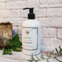 Load image into Gallery viewer, ENERGIZE Rosemary and Mint Hand + Body Lotion
