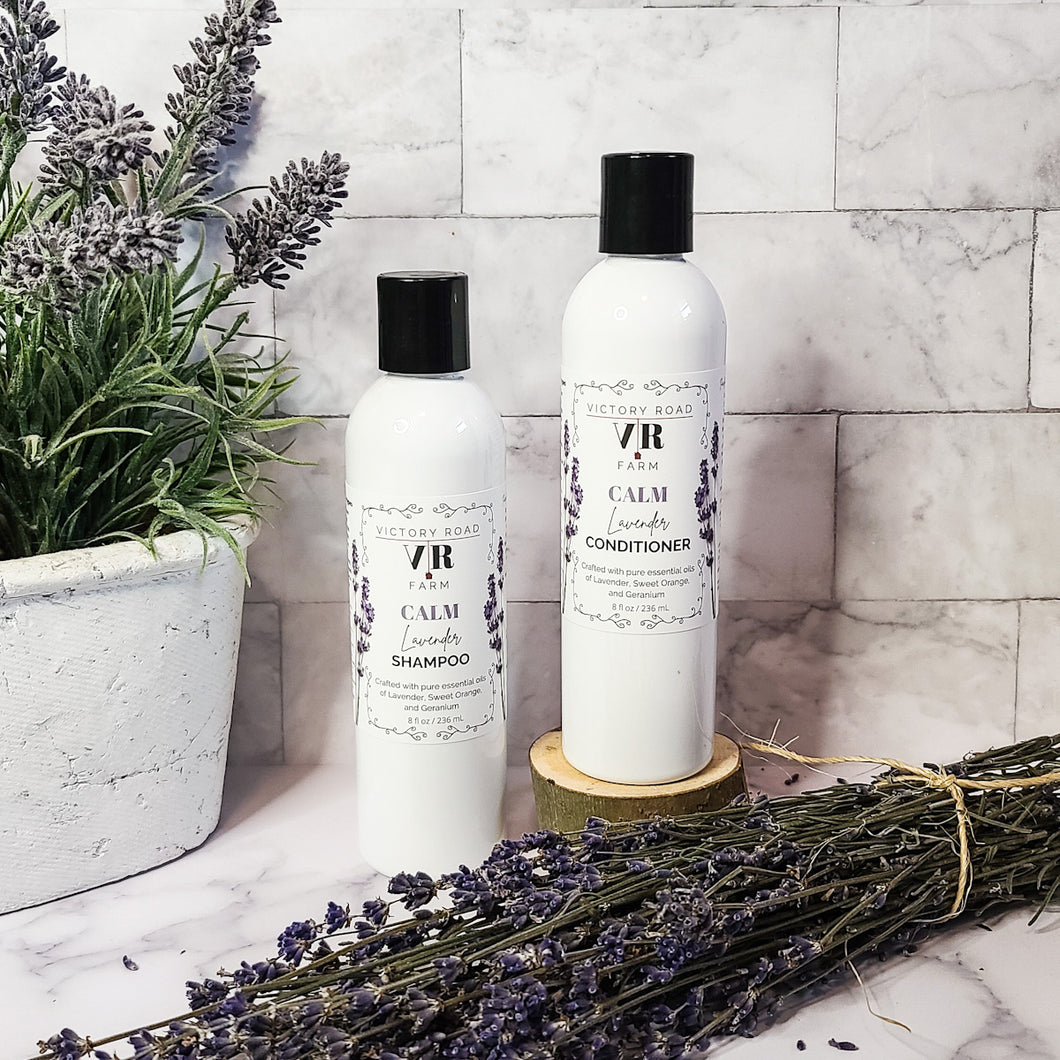 CALM Lavender Shampoo + Conditioner Duo