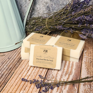 Lavender + Sweet Orange Shea Goat Milk Bar Soap