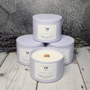 Lavender + Sage Soy Wax Candle