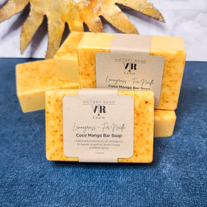 Lemongrass + Fir Needle Coco Mango Bar Soap