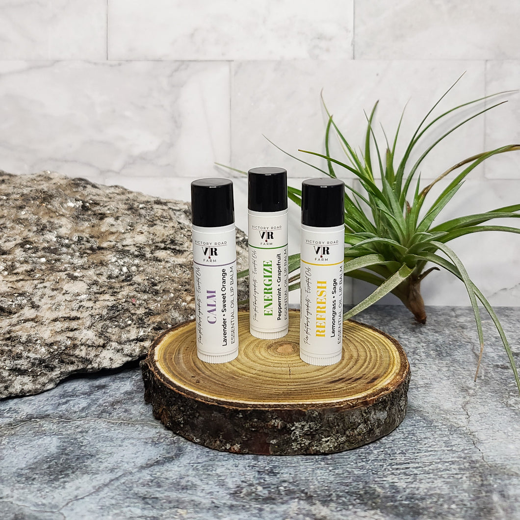 Lip Balm Gift Set- CALM, ENERGIZE, and REFRESH