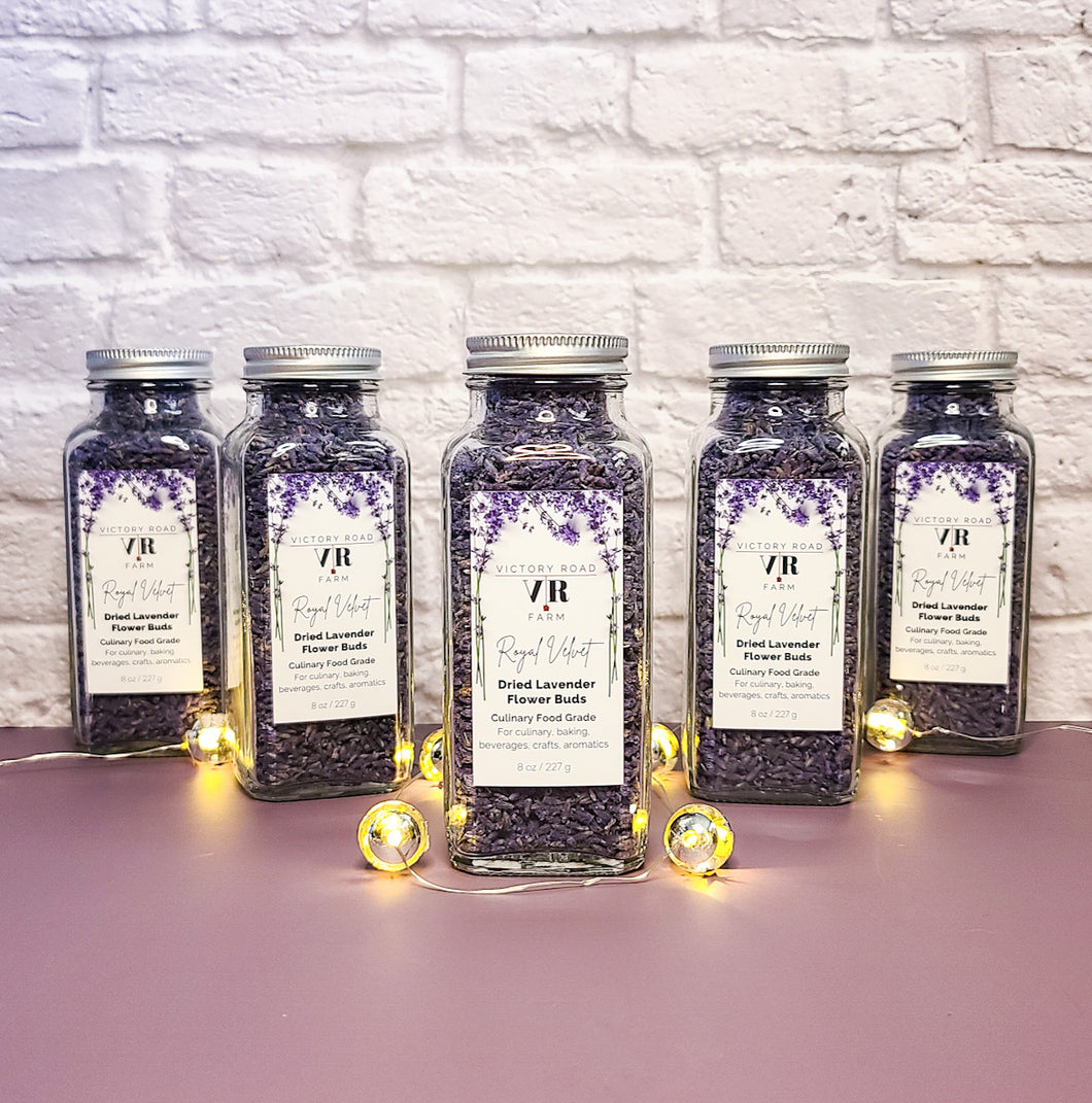 Royal Velvet Dried Culinary Lavender Flower Buds