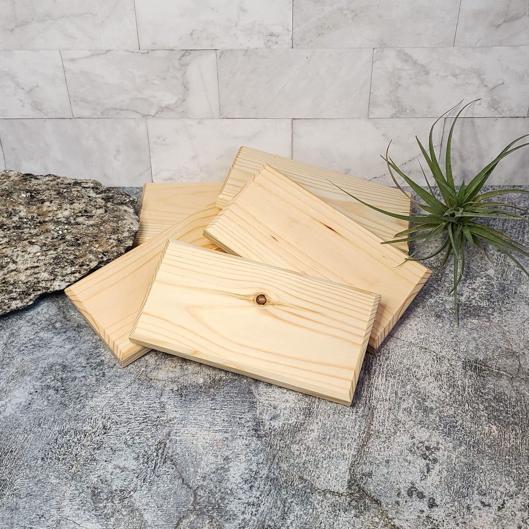 Natural Rustic Lotion + Wash Wood Stand